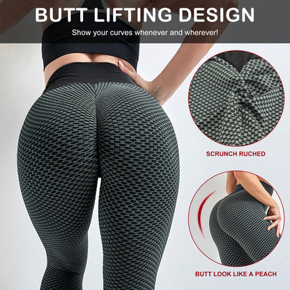 TIK Tok Leggings Women Butt Lifting Workout Tights Plus Size Sports High Waist Yoga Pants Small